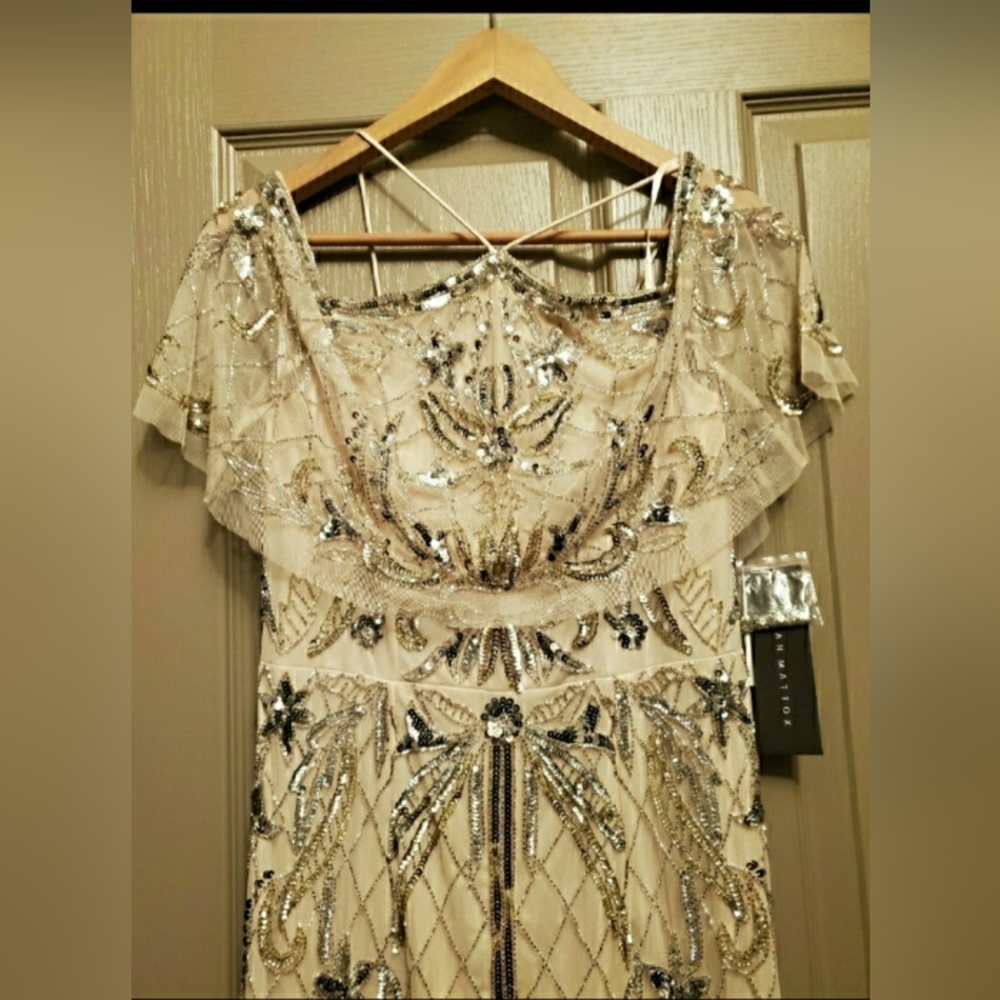 Aidan Mattox Dress Size 6 Retail $330Luxury Dress New With Tags/ Final Sale